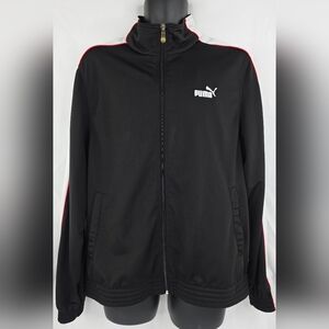 PUMA Men's Black Track Trainers Jacket Size Medium Y-3377